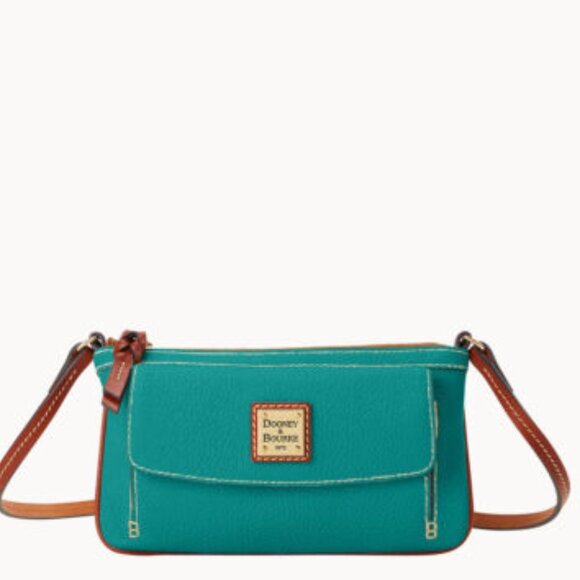 Dooney & Bourke Handbags - NWT DOONEY & BOURKE GIGI PEBBLE LEATHER CROSSBODY BAG SPEARMINT GREEN